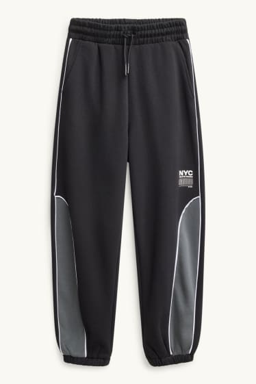 Enfants garçons - Pantalon de jogging - noir / gris