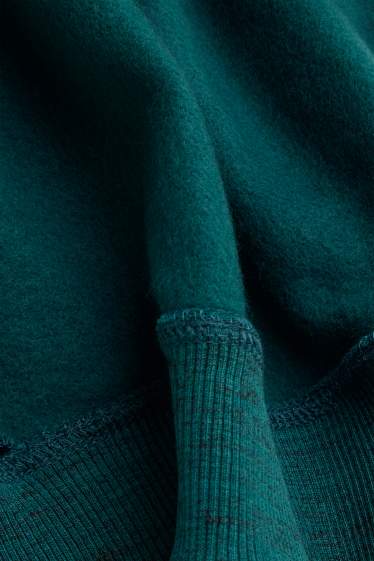 Kinderen: jongens - Sweatshirt - geribd - petrol