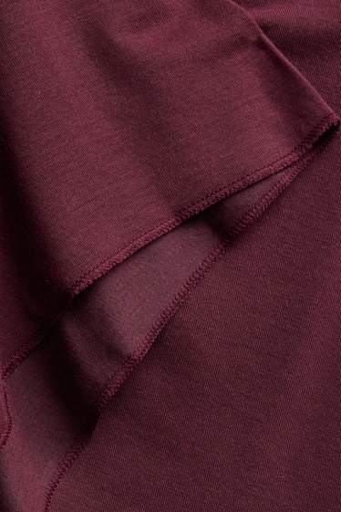 Women - Camisole with cashmere content - bordeaux