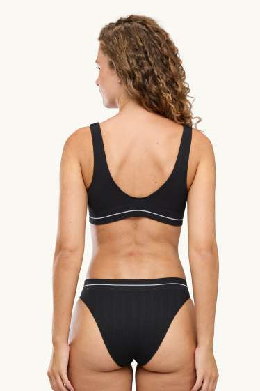 Femmes - Lot de 2 - culottes - seamless - noir