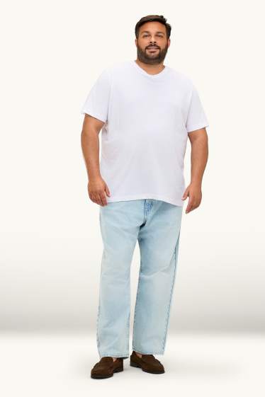 Hommes - Relaxed jean - bleu clair