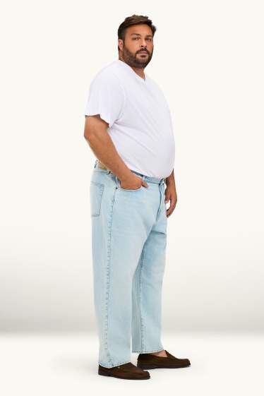 Hommes - Relaxed jean - bleu clair