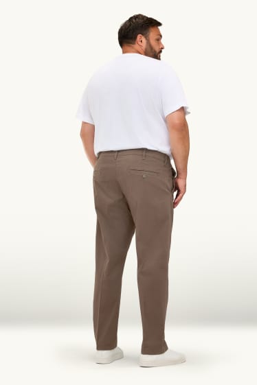Men - Chinos - regular fit - brown