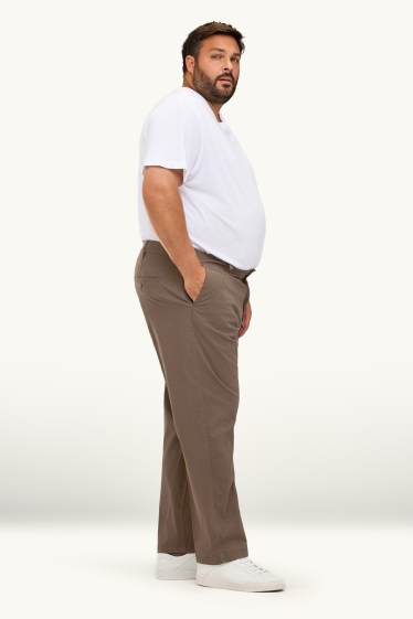 Men - Chinos - regular fit - brown
