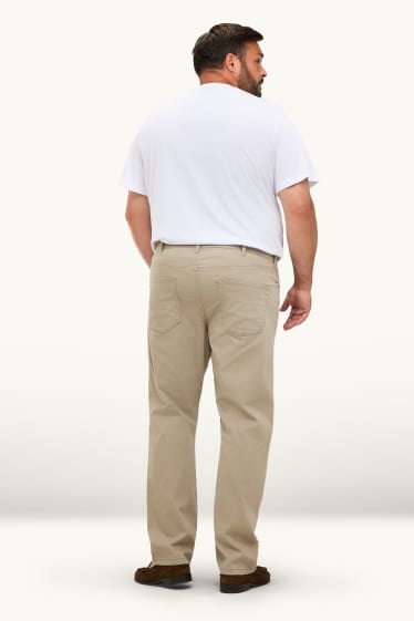 Herren - Hose - Straight Fit - beige