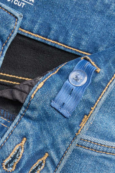 Copii - Fete - Bootcut jeans - jeans termoizolanți - denim-albastru deschis
