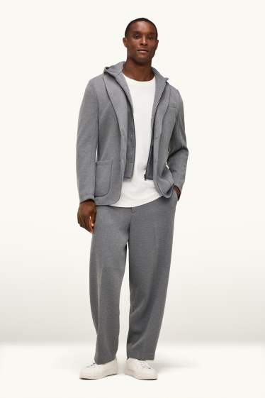 Home - Pantalons combinables - regular fit - gris