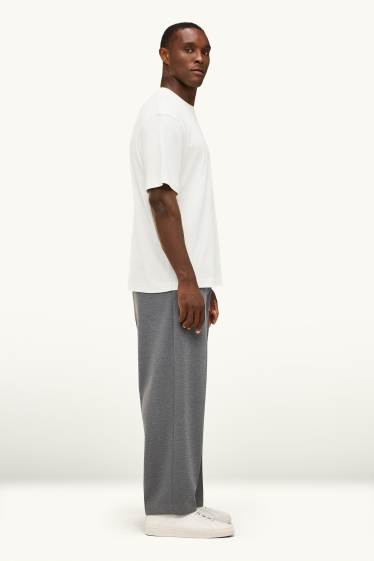 Home - Pantalons combinables - regular fit - gris