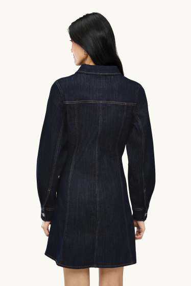 Dona - Vestit camiser texà - texà blau fosc