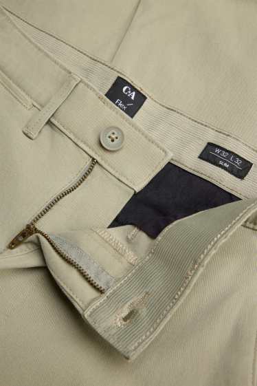 Herren - Chino - Slim Fit - Flex - hellgrün