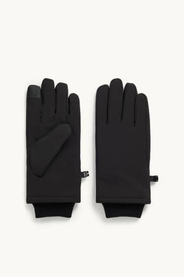 Heren - Touchscreen-handschoenen - zwart
