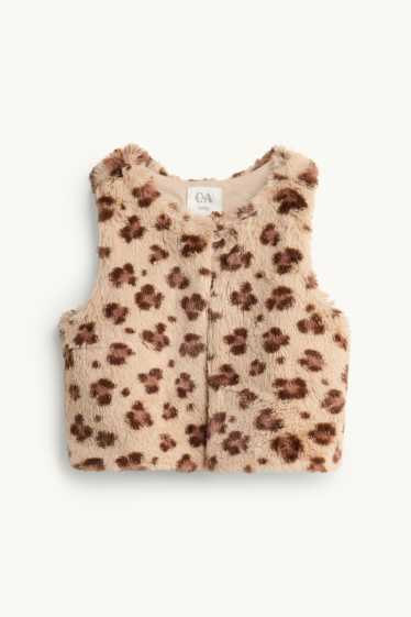 Bébés filles - Léopard - tenue bébé - 3 pièces - blanc crème