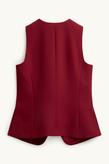 Donna - Gilet business - regular fit - bordeaux