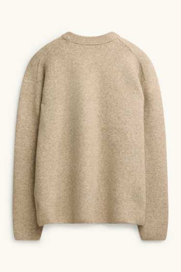 Heren - Trui - beige-mix