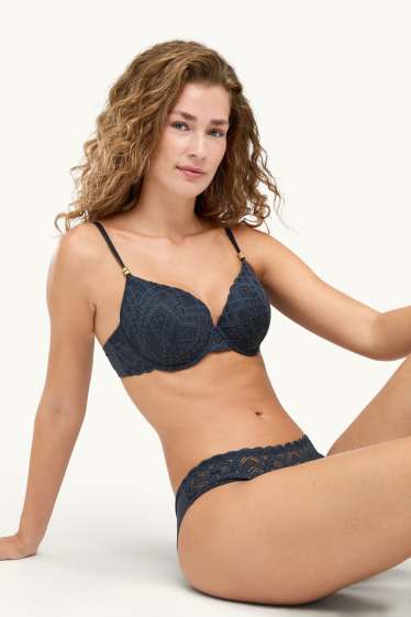 Damen - Brazilian Slip - dunkelblau