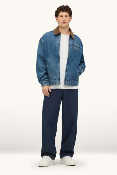 Herren - Baggy Jeans - dunkeljeansblau
