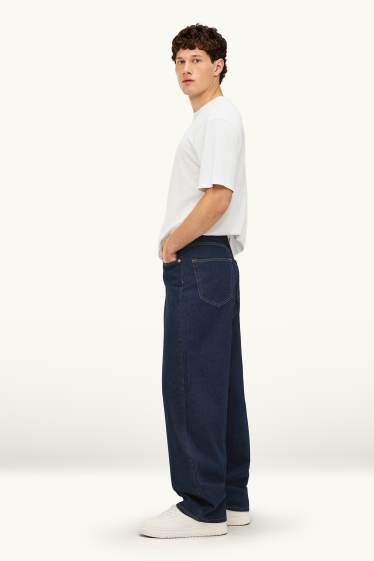 Herren - Baggy Jeans - dunkeljeansblau