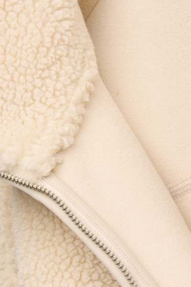 Donna - Giacca di pile - crema