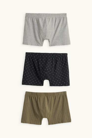 Hommes - Lot de 3 - boxers - gris