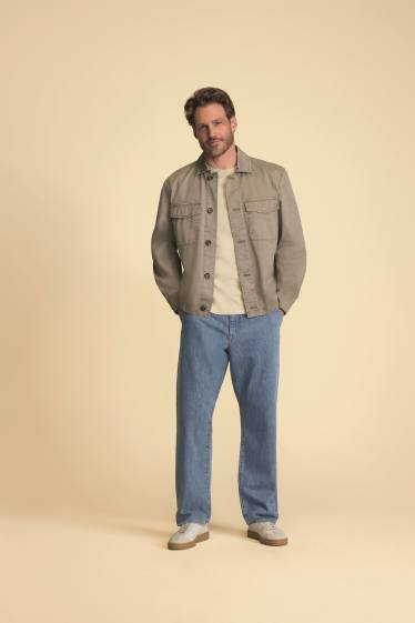 Hommes - Jean chino - relaxed fit - jean bleu clair