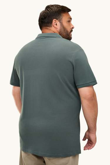 Herren - Poloshirt - Regular Fit - dunkelgrün