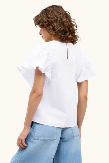 Women - Blouse - white