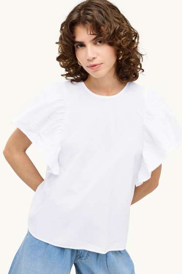 Women - Blouse - white