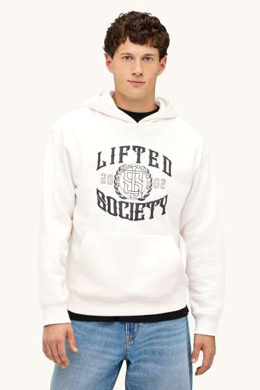Herren - Hoodie - weiß