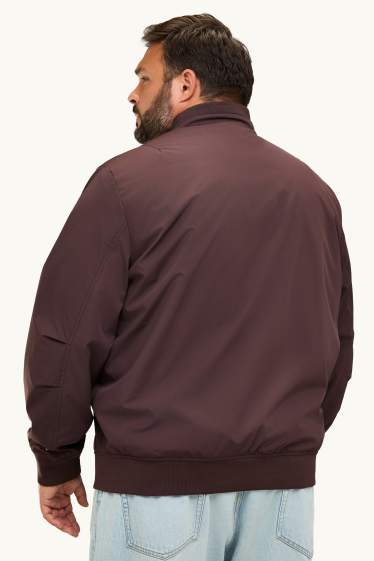 Hommes - Blouson - rembourré - finition déperlante - marron
