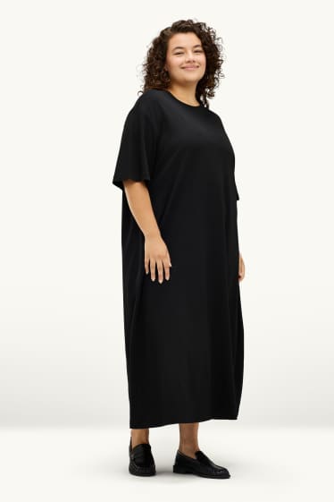 Dona - Vestit estil samarreta - negre