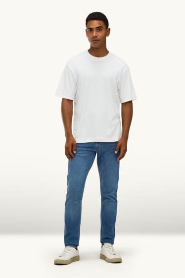 Heren - Slim tapered jeans - Flex jog denim - LYCRA® - jeansblauw