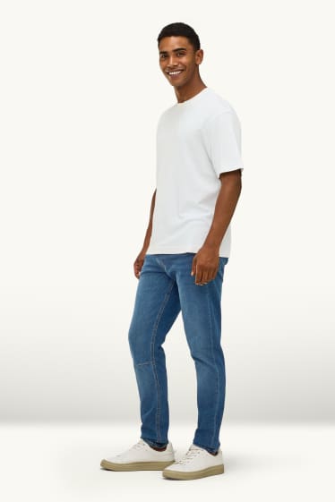 Heren - Slim tapered jeans - Flex jog denim - LYCRA® - jeansblauw