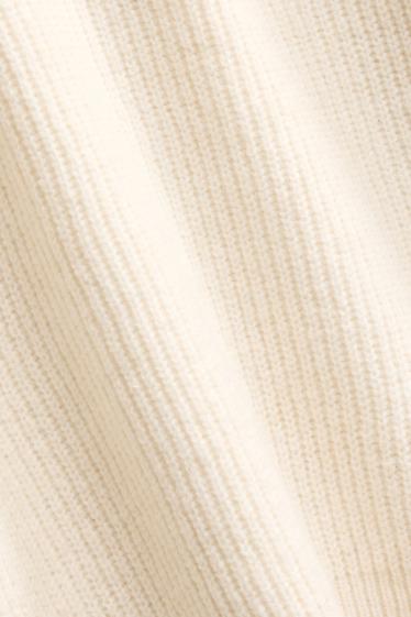 Kinder Mädchen - Pullover - cremeweiss