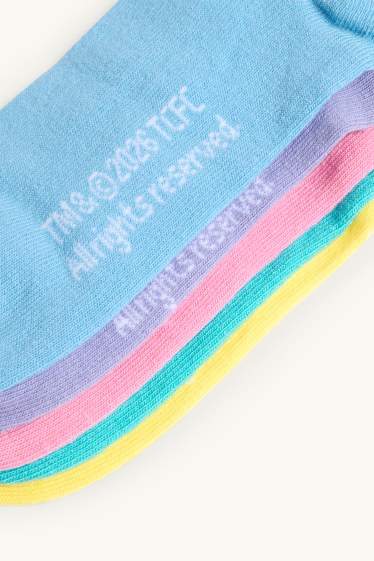 Enfants filles - Chaussettes de sport - bleu  / rose