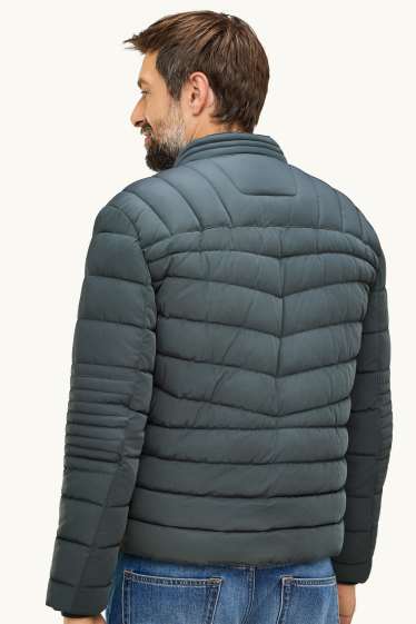 Uomo - Giacca trapuntata - grigio scuro