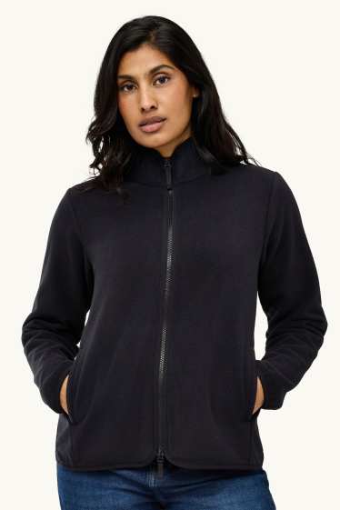 Women - Fleece jacket - black