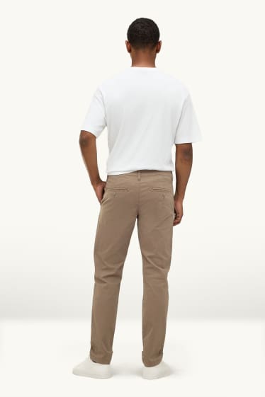 Hommes - Chino - slim fit - taupe