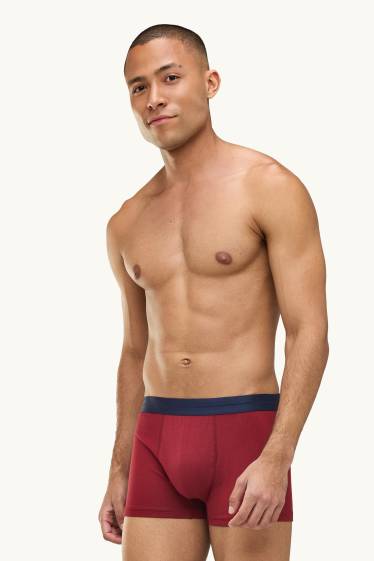 Uomo - Confezione da 5 - boxer aderenti - grigio / blu scuro