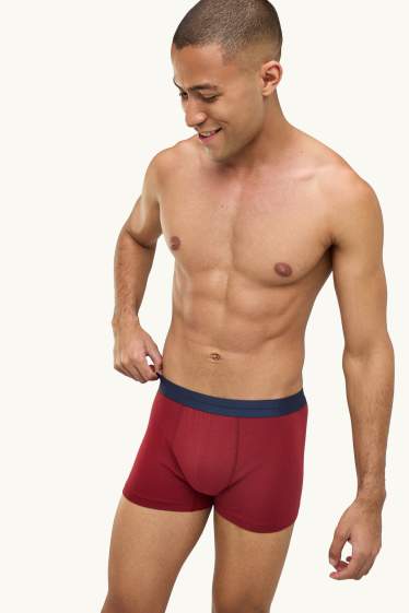Uomo - Confezione da 5 - boxer aderenti - grigio / blu scuro