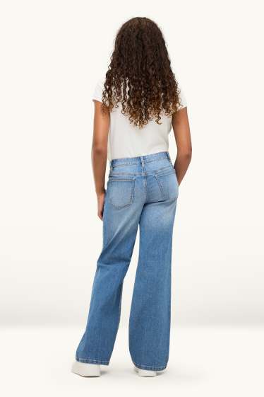Nena - Wide Leg Jeans - texà blau