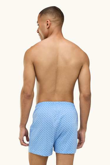 Uomo - Confezione da 2 - boxer - jersey - blu / azzurro