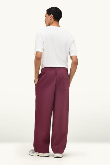 Bărbați - Pantaloni de trening - bordo