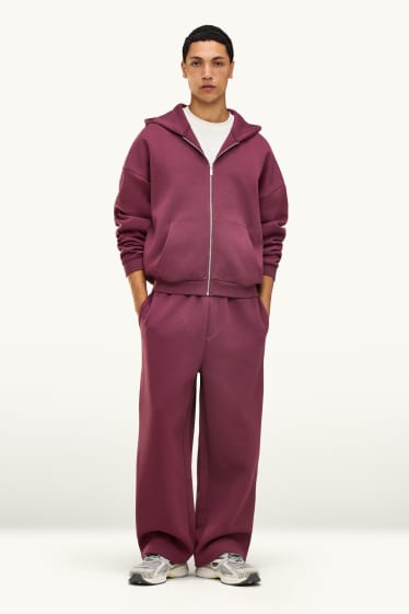 Bărbați - Pantaloni de trening - bordo