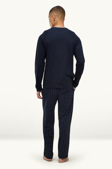 Men - Pyjamas - blue / dark blue