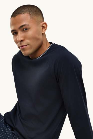 Men - Pyjamas - blue / dark blue