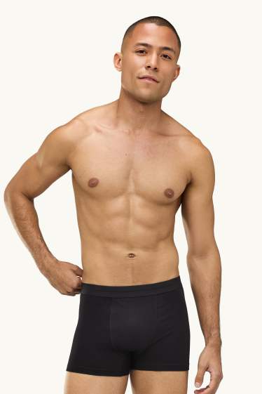 Heren - Set van 3 - boxershort - jersey - grijs / zwart