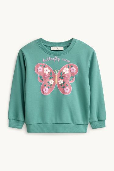 Bambine - Felpa - verde chiaro