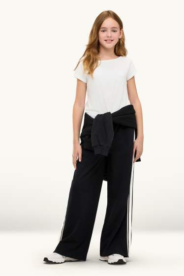 Children Girls - Joggers - black