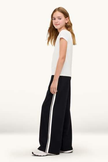 Children Girls - Joggers - black