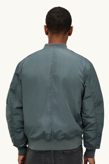 Men - Bomber jacket - lined - khaki